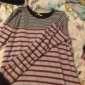 Long sleeve strip shirt